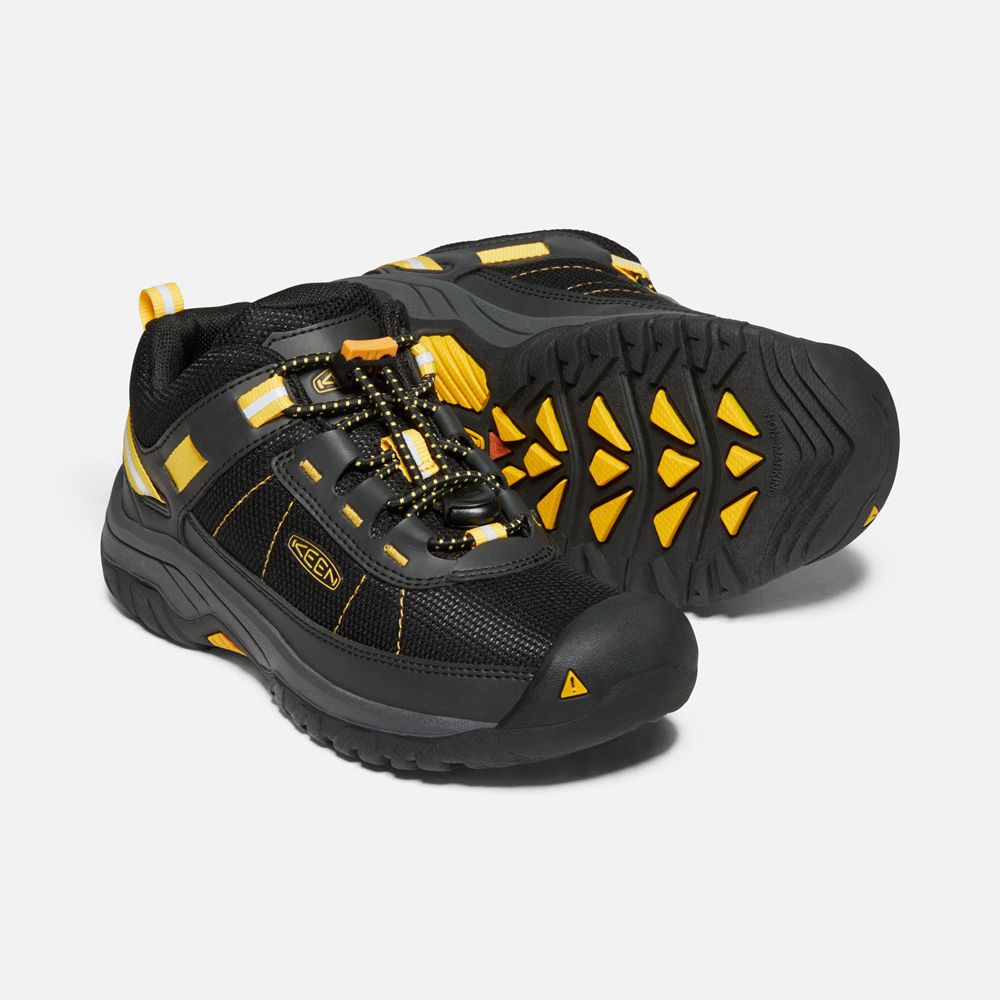 Keen Spor Ayakkabı Çocuk Siyah/Sarı - Targhee Sport Vent Shoes - Türkiye STNK18367